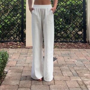 White Fox Boutique Linen Pants